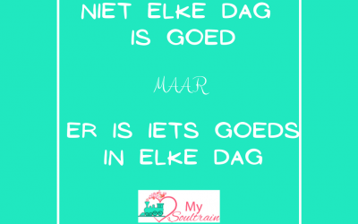 Feel Good blogserie deel 2: Hoe was jouw dag?